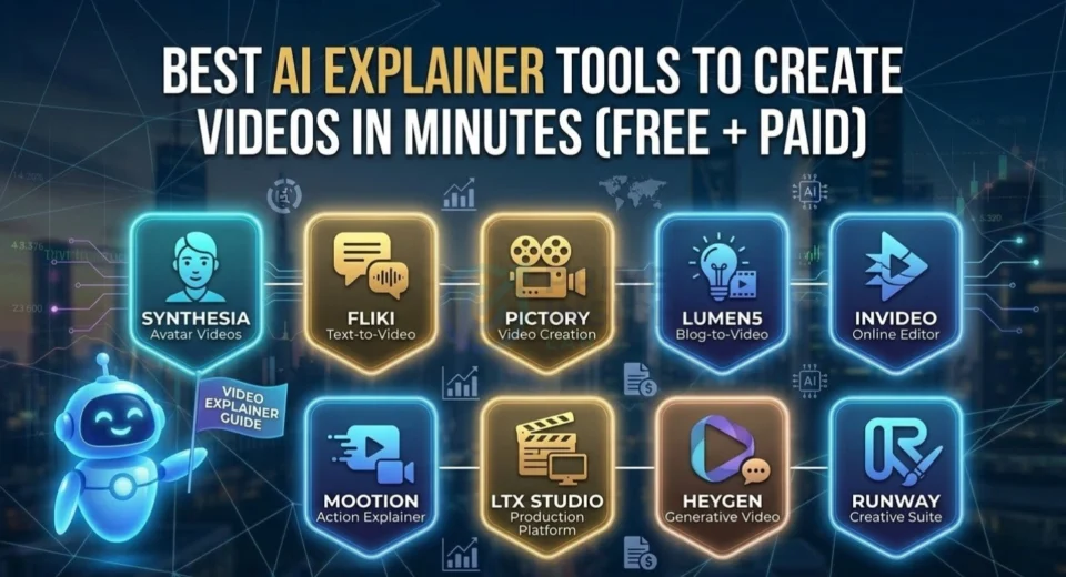 Best AI Explainer Tools to Create Videos in Minutes (Free + Paid)