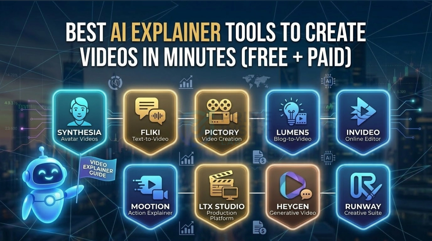 Best AI Explainer Tools to Create Videos in Minutes (Free + Paid)