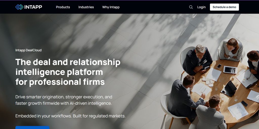 Intapp DealCloud – Complete Deal Management Platform