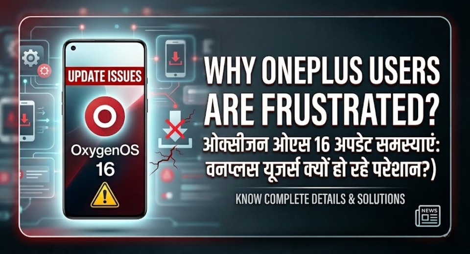 OxygenOS 16 Update Issues OnePlus यूजर्स क्यों हो रहे परेशान जानें पूरी डिटेल